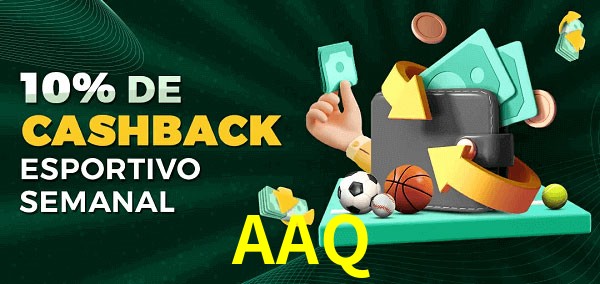 10% de bônus de cashback na AAQ