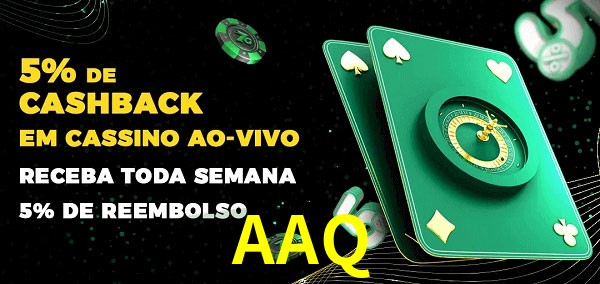 Promoções do cassino ao Vivo AAQ